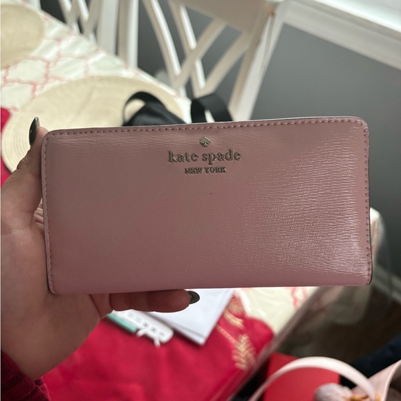 kate spade Handbags - Kate Spade Blush Pink Wallet